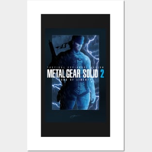 Metal Gear Solid 2 "Tanker Storm" Poster Posters and Art